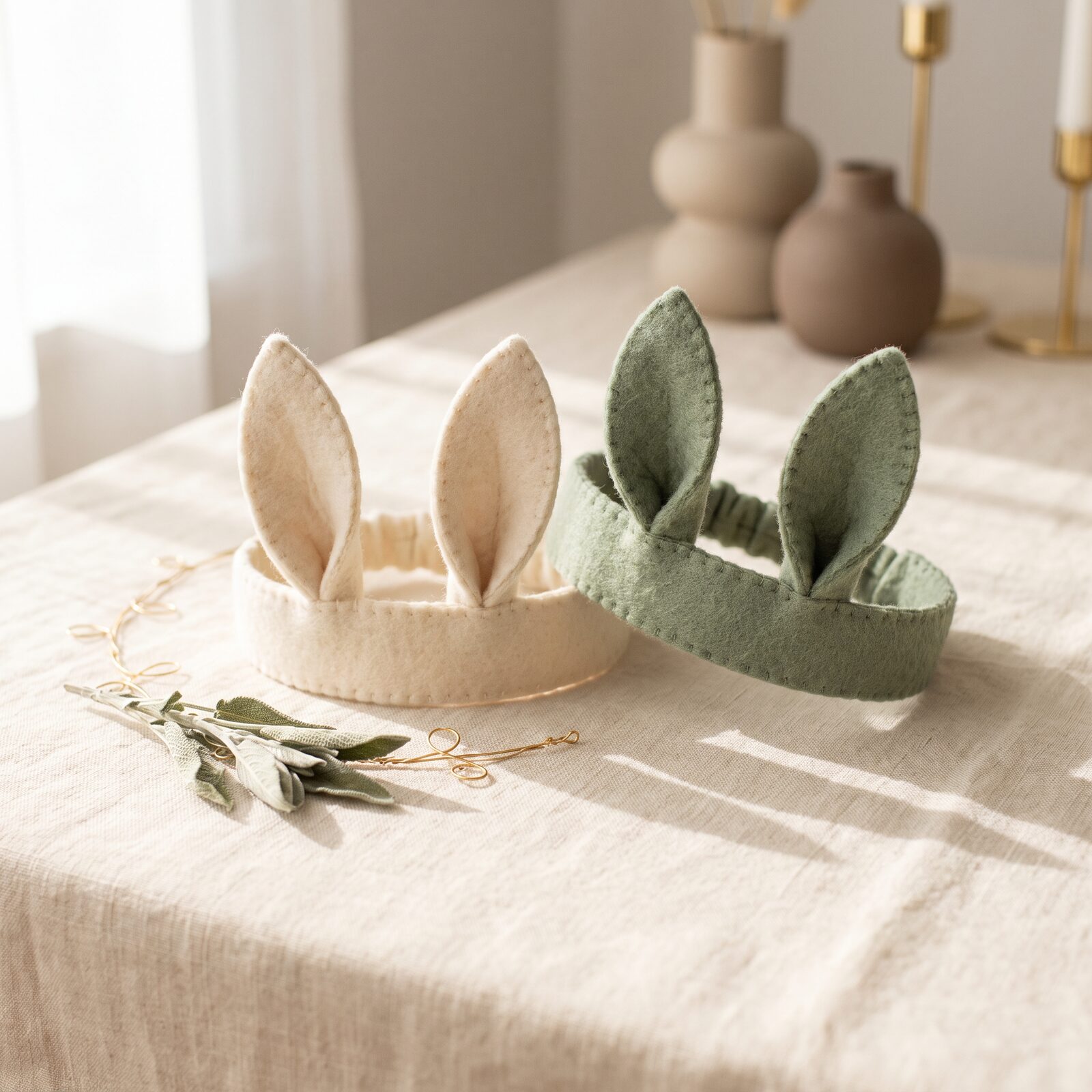 Bunny-ear headband